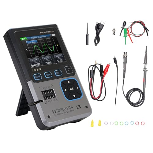 3 in 1 Digitaler Oszillometer 10MHz 48msa/s Signalgenerator NPN PNP Transistor -Dioden -Tester Autoerkennung 13 Wellenform -Oszilloskope -Tester 3 in 1 Digitaler Oszillometer 10MHz 48msa/s Signalgenerator NPN PNP Transistor -Dioden -Tester Autoerkennung 13 Wellenform -Oszilloskope -Tester von Akozon