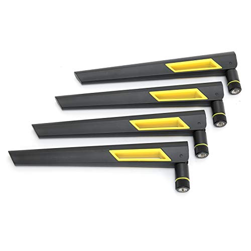 4 Stück SMA Netzwerkkartenantenne, Router für RTAX88U AX6000 2,4 G 5 G Dualband WLAN-Antenne 10 Dualband 10 Db Netzwerkantennen Db RT AX88U von Akozon