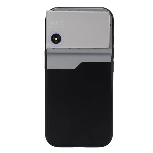 400x Telefon Mikroskop LED Light Aluminium TPU HD -Zell -Mikroskop -Befestigung für 16 Pro von Akozon