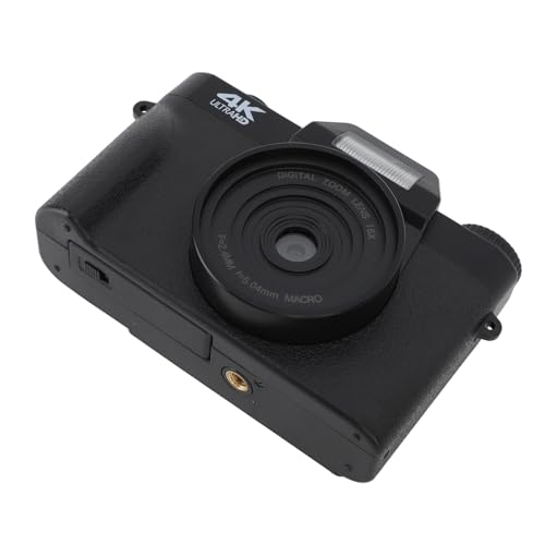 4K 48MP Digitalkamera mit 16-fachem Digitalzoom und 3,0-Zoll-IPS-Bildschirm für Fotografie. Unterstützt Micro-Speicherkarte von Akozon