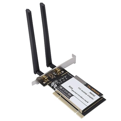 AR9220 300M PCI, Band 2,4 5GHz Wireless Dual Desktop PC Dual Interface Controller [WT Netzwerkkarte von Akozon