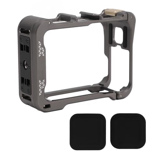 Actionkamera -Käfig Aluminium -Anti -Drop mit Kaltem Silikonlinsenabdeckungsrahmen für Ace Pro -Motorräder Actionkamera -Käfig Aluminium -Anti -Drop mit Kaltem Silikonlinsenabdeckungsrahmen für Ace Pro -Motorräder von Akozon