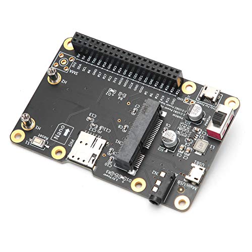 Akozon 3G/4G LTE Base Hat Expansion Board für Raspberry Pi 4/3/2/B+ Modul Computerplatine auf USB mit SIM-Karte von Akozon