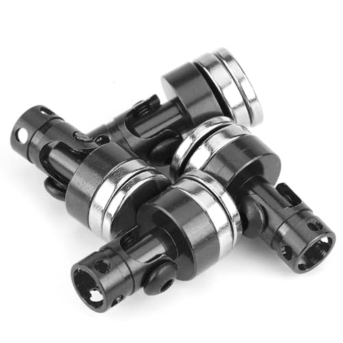Akozon 4PCS Aluminium Unsichtbarer Magnetischer Körper nach Dem Mount Kompatibel mit SCX10 1:10 RC-Auto, Hochwertig und Leicht zu Installieren-lila (YELLOW) (BLACK) von Akozon