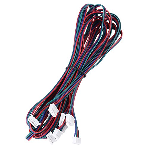 Akozon 5 stücke PH2.0-XH2.54 Buchse-buchse Kabel Weiblich Weibliche Stecker Kabel Schrittmotor Kabel Stecker Kabel 3D Drucker Kabel für NEMA16 NEMA17 Schrittmotor mit 100mm Drähte von Akozon