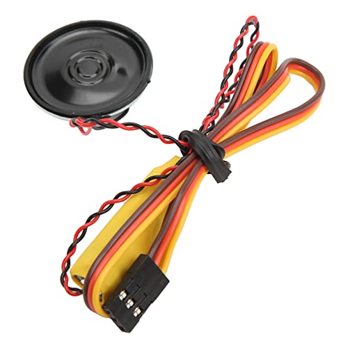 Akozon 90dB RC Auto, Steuerung füR 1 8 1 10 Fahrzeuge R C Mini Sirene Horn Lautsprecher Handbuch Fernbedienung SirenRC Sound von Akozon