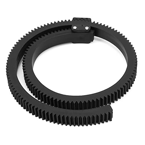 Akozon 92mm Gear Belt Gürtel Ring, Lens Follow Focus Ring Zoom Gear Ring Objektiv Zahnkranz Flexibler Zahnriemenring Einstellbarer Follow Focus Len Gear Ring Gürtel für DSLR Kamera Camcorder von Akozon