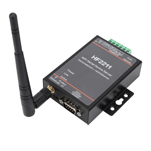 Akozon Advanced HF2211 Serieller Server: RS232/485/422 zu WiFi & Ethernet DTU Netzwerkkommunikationskonvertermodul 5-36 VDC Akozon Advanced HF2211 Serieller Server: RS232/485/422 zu WiFi & Ethernet DTU Netzwerkkommunikationskonvertermodul 5-36 VDC von Akozon