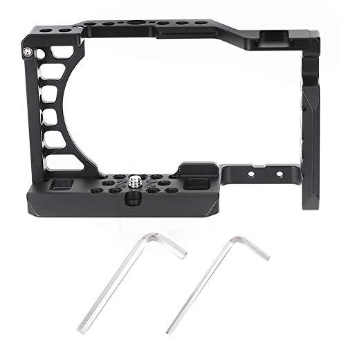 Aluminiumlegierung Kamera Video Cage Accessoire Movie Making Stabilisator für A6000 A6100 Leuchtendes Rotes Lichtgewicht Aluminiumlegierung Kamera Video Cage Accessoire Movie Making Stabilisator für A6000 A6100 Leuchtendes Rotes Lichtgewicht von Akozon
