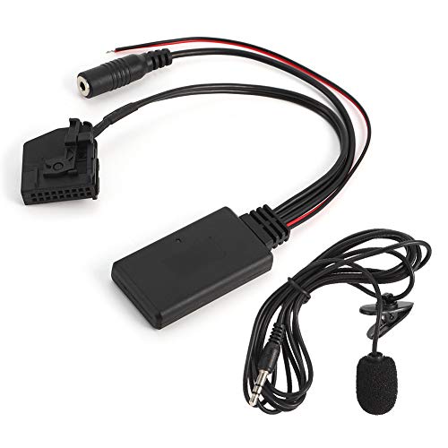Akozon Auto Bluetooth Mikrofon Schnittstellenkonverter AUX-Kabeladapterkabel omusik 18Pin Passend für Comand 2.0 W211 W208 W168 W203 von Akozon