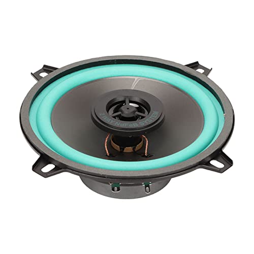 Akozon Auto-Sound-Lautsprecher, 100 W, Mittlerer Bereich, Hohe Empfindlichkeit, 5 Zoll, 2-Wege-Koaxial-Auto-Lautsprecher für Alle Elektronischen Auto-Sound-Systeme von Akozon