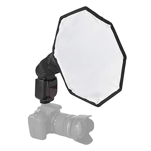 Akozon Blitzdiffusor, 30 cm Universal-Diffusor Softbox -Taschenlampen-Diffusor Tragbarer Softbox-Diffusor für Blitz Speedlite Speedlight von Akozon