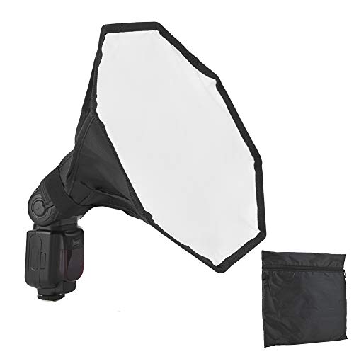 Akozon Blitzgerät Softbox Flash Diffuser Light Softbox Speedlight Diffusor Kit 30cm Universal Folding Tragbarer Softbox Diffusor Blitz Speedlite Blitzgerät für Blitzgerät von Akozon