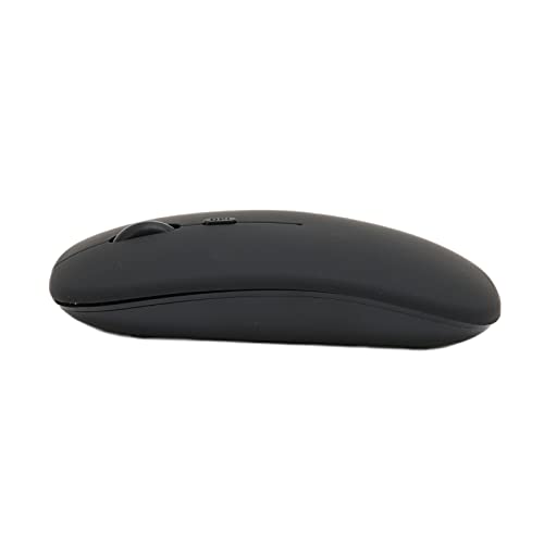 Akozon Drahtlose Maus Kabellose Intelligente Tragbare -Bluetooth-Maus mit 3 Geschwindigkeiten und DPI Einstellbar 1600 Optische Mäuse für Büro-Laptops Computer Tablets (Schwarz) von Akozon