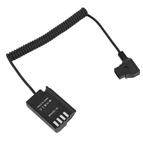 Akozon D Tap zu DMW DCC17 Dummy Akku Spiralkabel DMW BLK22 Akku Adapter für Lumix S5 S5K S5GK GH5II GH6 G9 Digitalkamera Akozon D Tap zu DMW DCC17 Dummy Akku Spiralkabel DMW BLK22 Akku Adapter für Lumix S5 S5K S5GK GH5II GH6 G9 Digitalkamera von Akozon