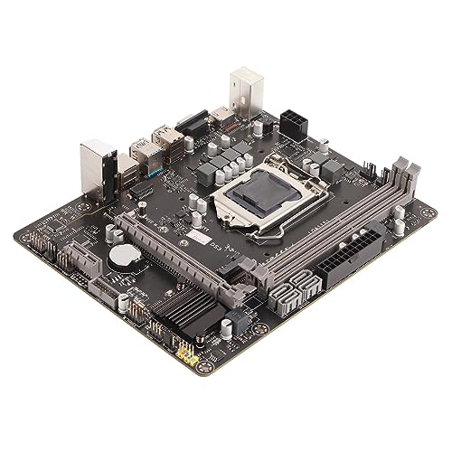 Akozon Gaming-Motherboard PC-stabile DDR3-CPU-Kombination mit Motherboard DDR3 LGA1151 LGA 1151 Sockel Motherboards Schallwand SATA-Kabel für Intel Desktop-Computer Sockel Mainboard von Akozon