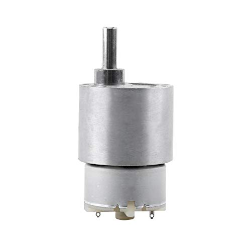Akozon Getriebemotor DC 12V Drehmomentgetriebe, Elektromotor 3,5/15/30 / 70RPM Reduktion Motor 37MM Getriebemotor RF-500 Miniatur-Getriebemotor(70RPM) von Akozon