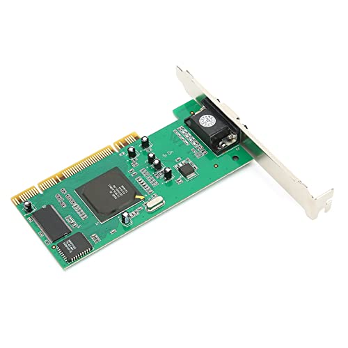 Akozon Grafikkarte VGA PCI 8 MB 32 Bit Desktop-Computer Zubehör Multi Display Für ATI Rage XL Grafikkarten Für PC von Akozon