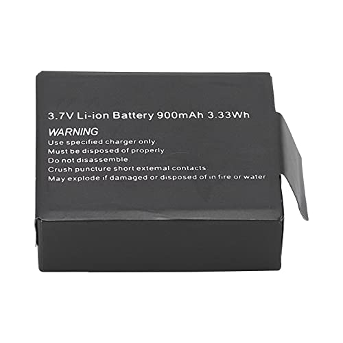 Akozon Kamera-Akku 3 7 V Wiederaufladbarer Action-Kamera-Akku 900 MAh Liion-Akku Original-Sportkamera-Akkus für SJCAM SJ4000 SJ5000 M10 Kamera von Akozon