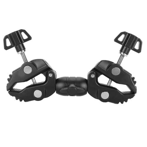 Akozon Kamera -Montierung Klemme Doppelkugel Kopfrotation Fahrrad Motorradstabstabstast -Adapter für GO 3 Actionkamera Akozon Kamera -Montierung Klemme Doppelkugel Kopfrotation Fahrrad Motorradstabstabstast -Adapter für GO 3 Actionkamera von Akozon