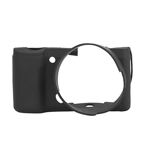 Akozon Kamera-Schutzhülle Weiche Silikon-Schutzhülle Staubdichte, rutschfeste Hülle für Sony A5000 A5100 Kamera Schwarz von Akozon