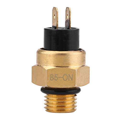Akozon Kühler Temperaturschalter, Thermoschalter Auto Gebläsetemperaturschalter 0010033661 Thermostat Elektromotor Kühlgebläse Temperatursensor Schalter für/HUSABERG 2-Takt & von Akozon