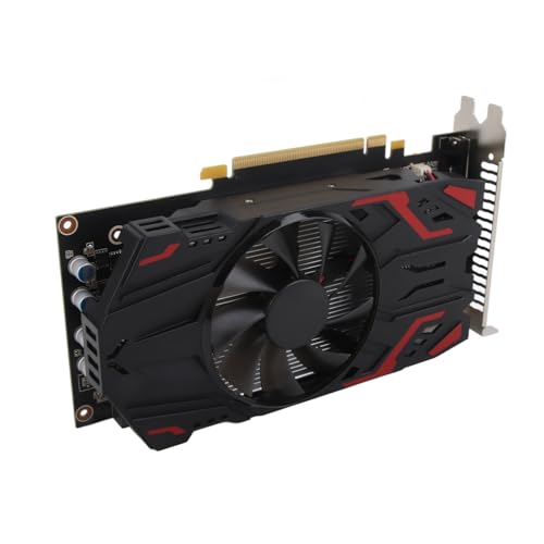 Akozon Leistungsstarke Gaming-Grafikkarte 128BIT GDDR5 3D-Stereoskopisches Display, 3+1 Phase 3400MHZ GF116-Grafikkarte für PC-Gaming und Professionelle Studioanwendungen von Akozon