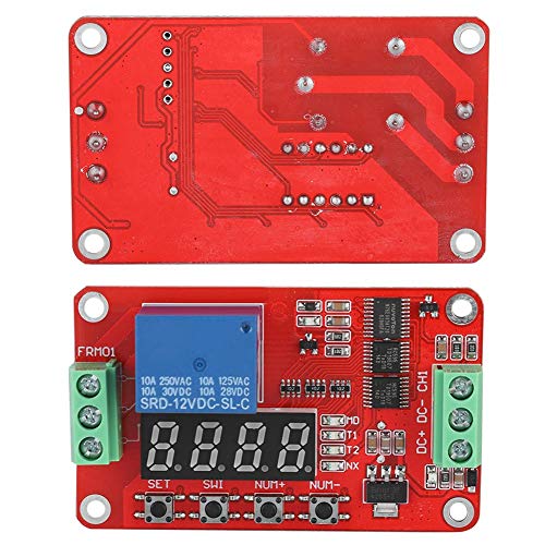 Akozon Multifunktions-Endlosschleife, Selbstsperrrelais FRM01 Modul Timing-Peripheriegeräte Zyklus-Timer Automatisierungsverzögerung von Akozon