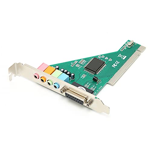 Akozon PCI-Soundkarte, 120 DB, Duplex-Wiedergabe, Computerzubehör mit 4 Kanälen für 98 von Akozon