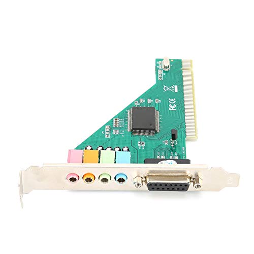 Akozon PCI-Soundkarte Kanal 4.1 für Computer Desktop Intern o Karte Stereo Surround CMI8738 Computer Interne Soundkarten PCI-Karte Windows 10 Dell PC Gateway D von Akozon