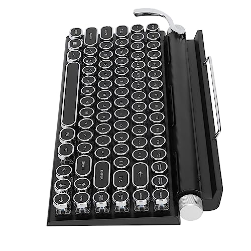 Akozon R Schreibmaschinentastatur, 83 Tasten, Hohe Dehnbare Punk-Taste, Brus-Panel, Schreibmaschinentastatur, Multifunktionales Zubehör füR den Heimgebrauch von Akozon