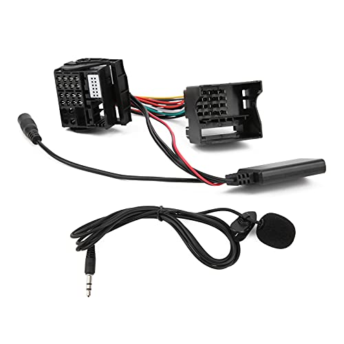 Akozon RNS 510 Bluetooth, 150cm Auto Mikrofon Adapter Kabel Bluetooth 5.0 Auto Auxiliary Audio Kabel für RNS 510/RNS 310/RCD 300/RCD 310/RCD 510 von Akozon