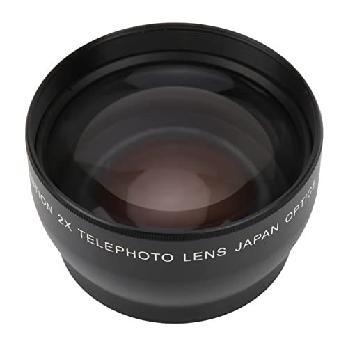 Akozon SLR-Kameraobjektive, 49 Mm Teleobjektiv mit 2-facher Vergrößerung, Geeignet für Alle Kameraobjektive von Teleobjektiven, 49 Mm 2,0-fache High-Definition Akozon SLR-Kameraobjektive, 49 Mm Teleobjektiv mit 2-facher Vergrößerung, Geeignet für Alle Kameraobjektive von Teleobjektiven, 49 Mm 2,0-fache High-Definition von Akozon