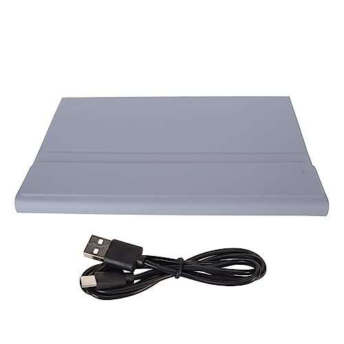 Akozon Tablet-Tastatur BT, Kabelloser BT-Tablet-Tastaturausschnitt für Tab P11 2. Generation Pad Plus 2023 11,5 Zoll, Magnetische Hülle, Präzisionsstifthalter (Purple) von Akozon