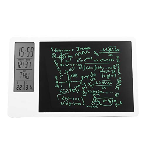 Akozon Taschenrechner-Notizblock, 6,5-Zoll-Taschenrechner, Flüssigkristall-Display, Schreibtafel, 2-in-1-Typc-Zeichenbrett, Wiederaufladbar, mit Einer Tastensperre, für Arbeitsplatz, von Akozon