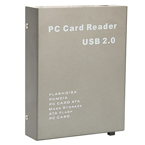 Akozon USB 2.0-PCMCIA-Kartenleser, Computer-ATA-Karte PCMCIA 68-poliger übermäßiger Kommerzieller Flas-Emory-Kartenleser mit Direktem Lesen von ATA-Speicherkartenlesern von Akozon