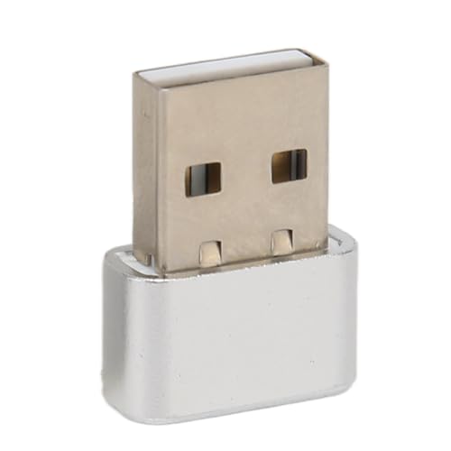 Akozon USB-Maus-Mover, EIN-/Aus-Tasten, Unterstützt 3 Spuren, Plug-and-Play, Hält den PC und Laptop Wach, U Tiny Ist mit Separatem Modus Nicht Erkennbar (Silver) von Akozon