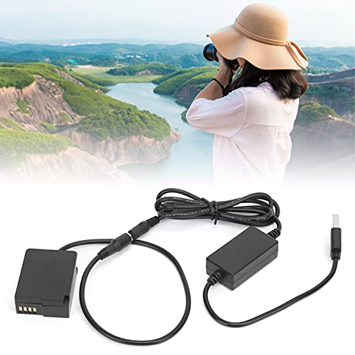 Akozon USB zu DMW‑DCC8 Dummy-Akku mit Voller Dekodierung für FZ200 FZ300 FZ1000 FZ2500 G5 G6 G7 G80 G85 GX8 für Sigma-Kameras Dummy-Akku-Kit Akozon USB zu DMW‑DCC8 Dummy-Akku mit Voller Dekodierung für FZ200 FZ300 FZ1000 FZ2500 G5 G6 G7 G80 G85 GX8 für Sigma-Kameras Dummy-Akku-Kit von Akozon