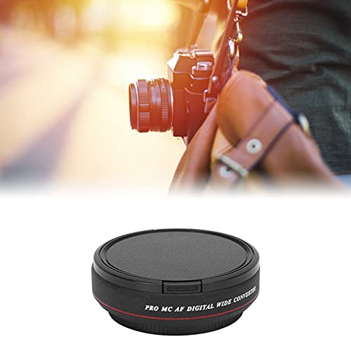 Akozon Ultra Slim Weitwinkelobjektivfilter 62mm 0,45x für Nikon DSLR-Kameras und Camcorder Kamera Weitwinkelobjektivfilter für Camcorder Fotografiefilter von Akozon