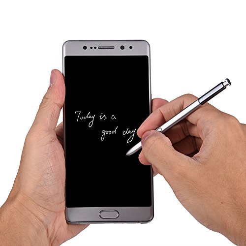 Akozon Universal Ersatz Elektromagnetischer Stylus Touch Pen für Note 5, Hochempfindlicher Handy Touch Pen, Schwarz (Note5 S-Stift) von Akozon