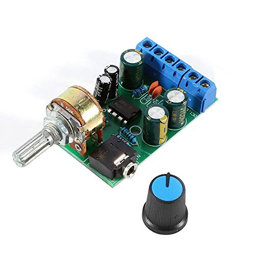 Akozon Verstärkerplatine DC1.8-12V TDA2822M Verstärker 2 Kanäle Stereo 3,5 mm Jack AUX o Amp Board Stereo Modul Verstärkerplatine o Receiver Verstärker DIY Modul Lautstärkeregelung von Akozon