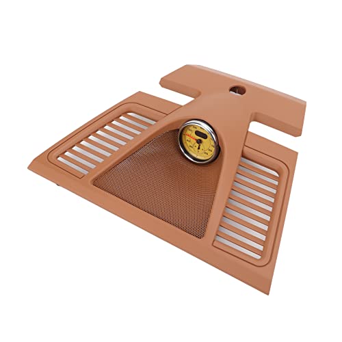 Akozoncognac Dash Clock Kühlergrillabdeckung 970 552 151 01 2S0 Auto Innenraumzubehör für 2010 2016 für zu Hause (schwarze Stoppuhr) (weiße Stoppuhr) (gelbe Stoppuhr) von Akozon