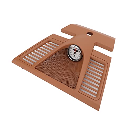 Akozoncognac Dash Clock Kühlergrillabdeckung 970 552 151 01 2S0 Auto Innenraumzubehör für 2010 2016 für zu Hause (schwarze Stoppuhr) (weiße Stoppuhr) von Akozon