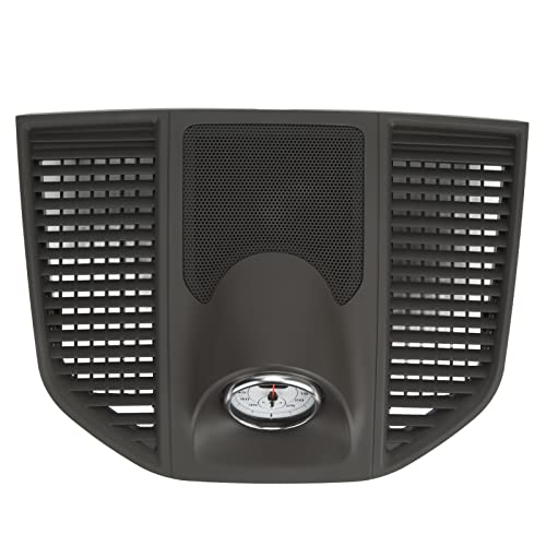 Akozonupper Center Dashboard Cover Takt 95b 858 189 C OA6 für 2014 2020 Dark Red Chronometer für Zuhause (schwarze Stoppuhr) (weiße Stoppuhr) von Akozon