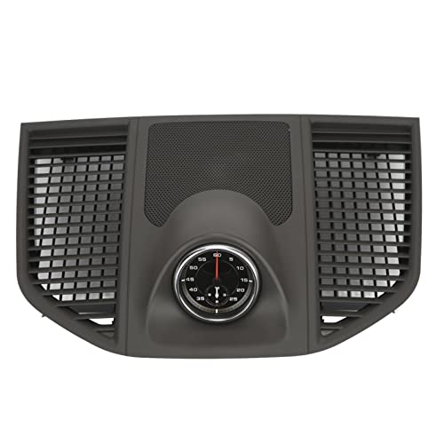 Akozonupper Center Dashboard Cover Takt 95b 858 189 C OA6 für 2014 2020 Dark Red Chronometer für Zuhause (schwarze Stoppuhr) von Akozon