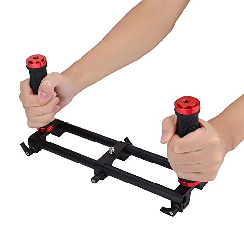 Akozon DSLR Gimbal, Kamera Dual Grip Extender Griff Gimbal Stabilizer Double Cardan Rig Zubehör für Feiyu Extension Leichter Tragbarer MOZA Beholder von Akozon