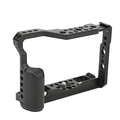 DSLR-Rig-Käfig, Aluminiumlegierung, Mehrere Löcher, Erweiterungszubehörkäfig XT2 für Fuji XT2 Xt3, Schutzstabilisatoren, Unterstützt Spiegellose Kamera Fuji Xt3 DSLR-Rig-Käfig, Aluminiumlegierung, Mehrere Löcher, Erweiterungszubehörkäfig XT2 für Fuji XT2 Xt3, Schutzstabilisatoren, Unterstützt Spiegellose Kamera Fuji Xt3 von Akozon