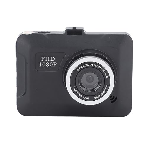 Dashcam, 1080P-Armaturenbrettkamera mit 32 GB SD-Karte, G-Sensor, 2,2-Zoll-HD-IPS-Bildschirm, Zyklusaufzeichnung, Nachtsicht, Autofahrrekorder für Reisen Im Freien von Akozon