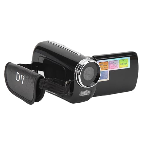 Digitale Videokamera, DV-Recorder, 1,8 Zoll IPS-Touchscreen, 4-facher Digitalzoom, Tragbarer Digitaler Videokamera-Camcorder von Akozon