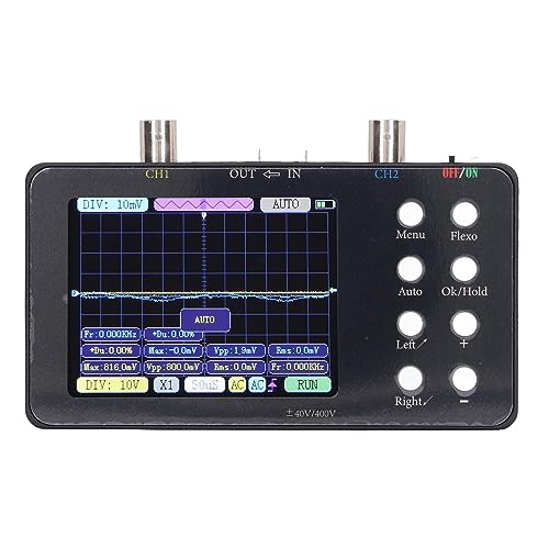 Digitales Oszilloskop, 2 Kanäle, 3,2 Zoll LCD, 50 M/1 Kanal, Abtastrate 10 /s, Analoge Bandbreite, 20 KB, Speicher-Oszilloskop-Kit, 5 V, Digitales Oszilloskop 2 Digitales Oszilloskop, 2 Kanäle, 3,2 Zoll LCD, 50 M/1 Kanal, Abtastrate 10 /s, Analoge Bandbreite, 20 KB, Speicher-Oszilloskop-Kit, 5 V, Digitales Oszilloskop 2 von Akozon